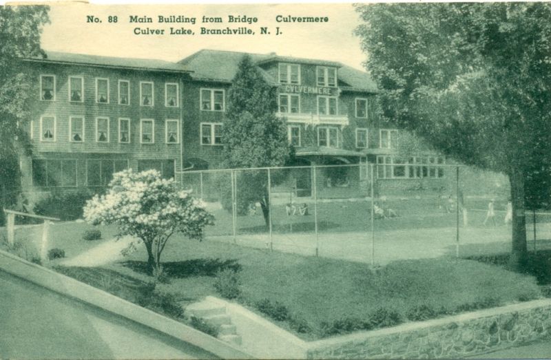 Branchville Culver Lake The main building at Culvermere as viewed